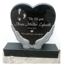 Gravsten hjärta PG SW 150 