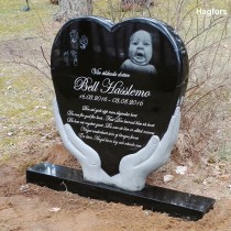 Gravsten hjärta PG SW 150 